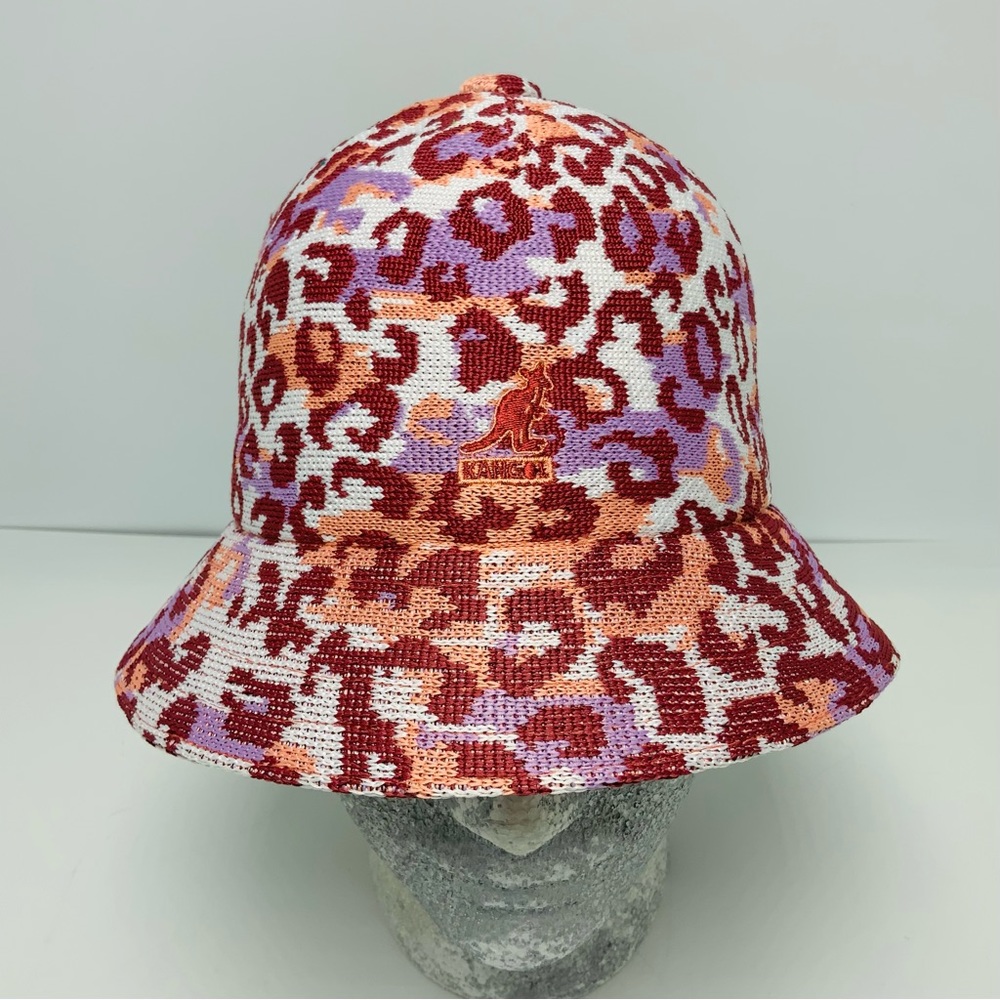 Men's Kangol Carnival Casual Burgundy | Peach | Lavender | White Camo Mix Bucket